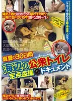 PTS-345 - 30 Days Of Mid-Summer - Toilet Peeping With A Hidden Camera At A Public Washroom By The Sea